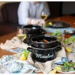 Mussel pot - MENASTYL - 3645564 - Enamelled steel - Black - 24 cm - With writing - All hobs including induction - Image 6