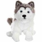 Husky Dog Plush – GIPSY TOYS – Sitting, 25 cm