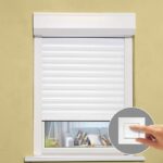 Aluminum electric shutter - L 100 x H 120 cm