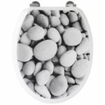 Pebble WC Toilet Seat - Gray