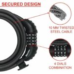 Bike Lock - MASTER LOCK - 8120EURDPRO - Twisted Steel Cable - 1.8m Length - Image 3