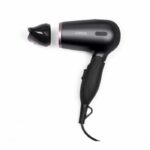 LIVOO DOS175 - Travel hair dryer - 2 speeds - Bi-voltage: 120/230 Volts - Foldable ergonomic handle - Image 2