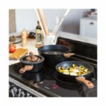 LIVOO Feel good moments - 5-piece cookware set - Black - MZP147 - Image 2