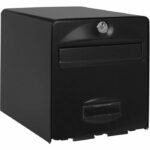 BURG WACHTER Galvanized Steel Balthazar Letterbox - 1 Door - Black - Image 2