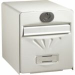 BURG WACHTER BALNEAUR STEEL GALVANISE STEEL - Glass rear door - White