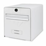 BURG WACHTER BALNEAUR STEEL GALVANISE STEEL - Glass rear door - White - Image 3
