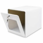 BURG WACHTER BALNEAUR STEEL GALVANISE STEEL - Glass rear door - White - Image 4