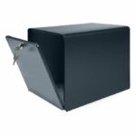 BURG WACHTER Galvanized Seaside Letterbox - 2 doors - Anthracite Gray - Image 2