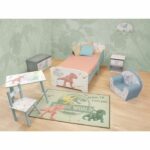 Bedside with Dinosaurs drawer - Jurassic Word - Fun House - H.36 x L.33 x D.30 cm - Image 2