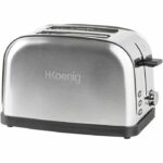 Two-slice toaster - HKoeNIG - TOS7 - 850 W - Stainless steel