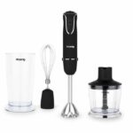 3 in 1 hand blender - H.Koenig - MIX75 - 850 W - 5 speeds + Turbo - Stainless steel blades - Accessories included