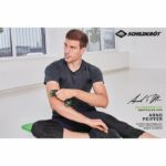 Massage / fitness roller - SCHILDKROT - Ergonomic - Diameter 55 mm - 19 cm - Black and Green - Image 5