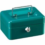 Money box - BURG WACHTER - Money 5015 Green - Key opening, green steel - Image 3