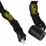 Bike chain lock - BURG WACHTER - 580 90 BLACK - 6 mm steel - High resistance textile - 2 keys - Image 3