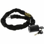 Bike chain lock - BURG WACHTER - 580 90 BLACK - 6 mm steel - High resistance textile - 2 keys - Image 4