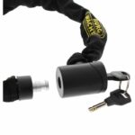 Bike chain lock - BURG WACHTER - 580 90 BLACK - 6 mm steel - High resistance textile - 2 keys - Image 5