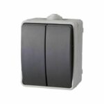 Double Two-Way Switch - GAO - Aquatop - IP54, waterproof, water/dust resistant