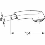 Pull-out shower GROHE - Europlus - Chrome - Image 2
