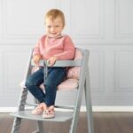 Sit Up III Wooden High Chair - ROBA - Height Adjustable - Taupe - Image 2