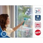Leifheit Pro Reach 51425 M 2-in-1 window squeegee, 28 cm shower squeegee with movable joint and drip edge, Click-System - Image 2