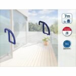 LEIFHEIT 83056 Hanging dryer balcony 7 meters CLASSIC 70 white & blue - Image 2