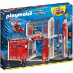 PLAYMOBIL 9462 - City Action - Fire Station with Helicopter - New in 2019