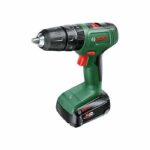 Bosch Home and Garden 06039D810D 18V 1.5Ah Li-Ion Cordless Impact Drill + 2 Batteries, + Charger,