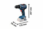 Drill Screwdriver BOSCH PROFESSIONAL GSR 18V-55 SOLO LBOXX - Image 3