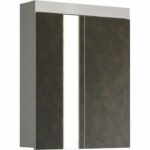 Mirror Cabinet - AMANDA - 2 mirror doors - L60 x D17 x H77 cm - White - Image 3