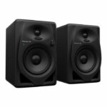 Pair of Pioneer DJ DM-50D-BT monitoring speakers - Bluetooth - Bass Reflex - 2x25W - DJ or Production mode - Black