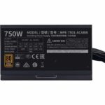 COOLER MASTER MWE Bronze 750W V2 - Power supply 750W - 230V (Certified 80 Plus Bronze 5 years warranty) Flat cables black – Bild 3