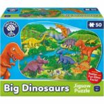 Dinosaurs Puzzle – ORCHARD – 50 pieces – Develops coordination and observational skills