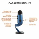 USB Microphone - Blue Yeti - For Recording, Streaming, Gaming, Podcast on PC or Mac - Blue - Image 6