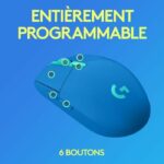 Wireless Gaming Mouse - LOGITECH G - G305 - LIGHTSPEED - 250h battery life - Blue - Image 6