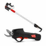 7.2V lithium rechargeable pruning shears with telescopic pole - Elem Garden