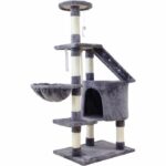 Marie chat tree - 40x55x120cm - Gray - Image 2