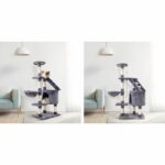 Marie chat tree - 40x55x120cm - Gray - Image 3