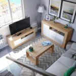 Lift-up coffee table - BALTIK - Rectangular - Oak - On legs - 105 x 55 x 45 cm - Image 4