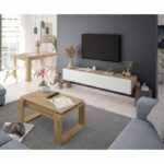 Lift-up coffee table - BALTIK - Rectangular - Oak - On legs - 105 x 55 x 45 cm - Image 6
