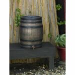 Barrel-shaped water collector - NATURE - Rotomoulded PE - 50 litres - Accessories included - Image 5
