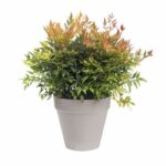 Elho Round flower pot with Urban loft wheels - Ø 40 cm - Anthracite gray - Image 3