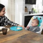 BABY EINSTEIN NEPTUNE High chair for babies from 6 months to 3 years old, including: water mat, safety plate, tray and storage pocket – Bild 4