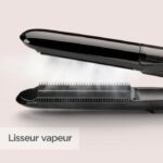 BABYLISS ST492E Steam Straight Steam Straightener - 39mm wide ceramic plates - 5 temperatures 150 ° C-230 ° C-Advanced Ceramics Heater - Image 3