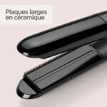 BABYLISS ST492E Steam Straight Steam Straightener - 39mm wide ceramic plates - 5 temperatures 150 ° C-230 ° C-Advanced Ceramics Heater - Image 4