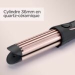 BABYLISS C112E Curl Styler Luxe curling iron - Slotted cylinder with ceramic plates - Fresh air technology - Large diameter – Bild 2