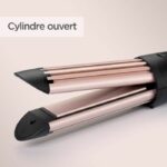 BABYLISS C112E Curl Styler Luxe curling iron - Slotted cylinder with ceramic plates - Fresh air technology - Large diameter – Bild 6