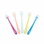 BABYMOOV Baby Spoons – First Age Silicone Spoons