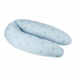 Babymoov B.LOVE Maternity & Breastfeeding Cushion with Ultra-fine Microbead Filling - Made in Europe, Blue