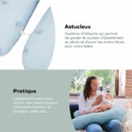 Babymoov B.LOVE Maternity & Breastfeeding Cushion with Ultra-fine Microbead Filling - Made in Europe, Blue - Image 4