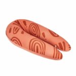 Babymoov B.Love maternity cushion & breastfeeding with ultra -thin microbead filling - Made in Europe, Terracotta